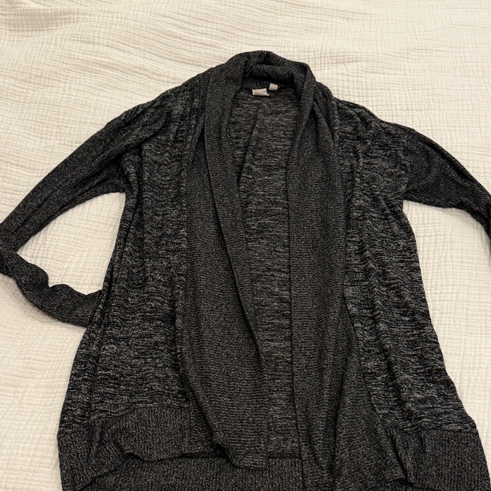GAP Charcoal Women's Open Front Cardigan